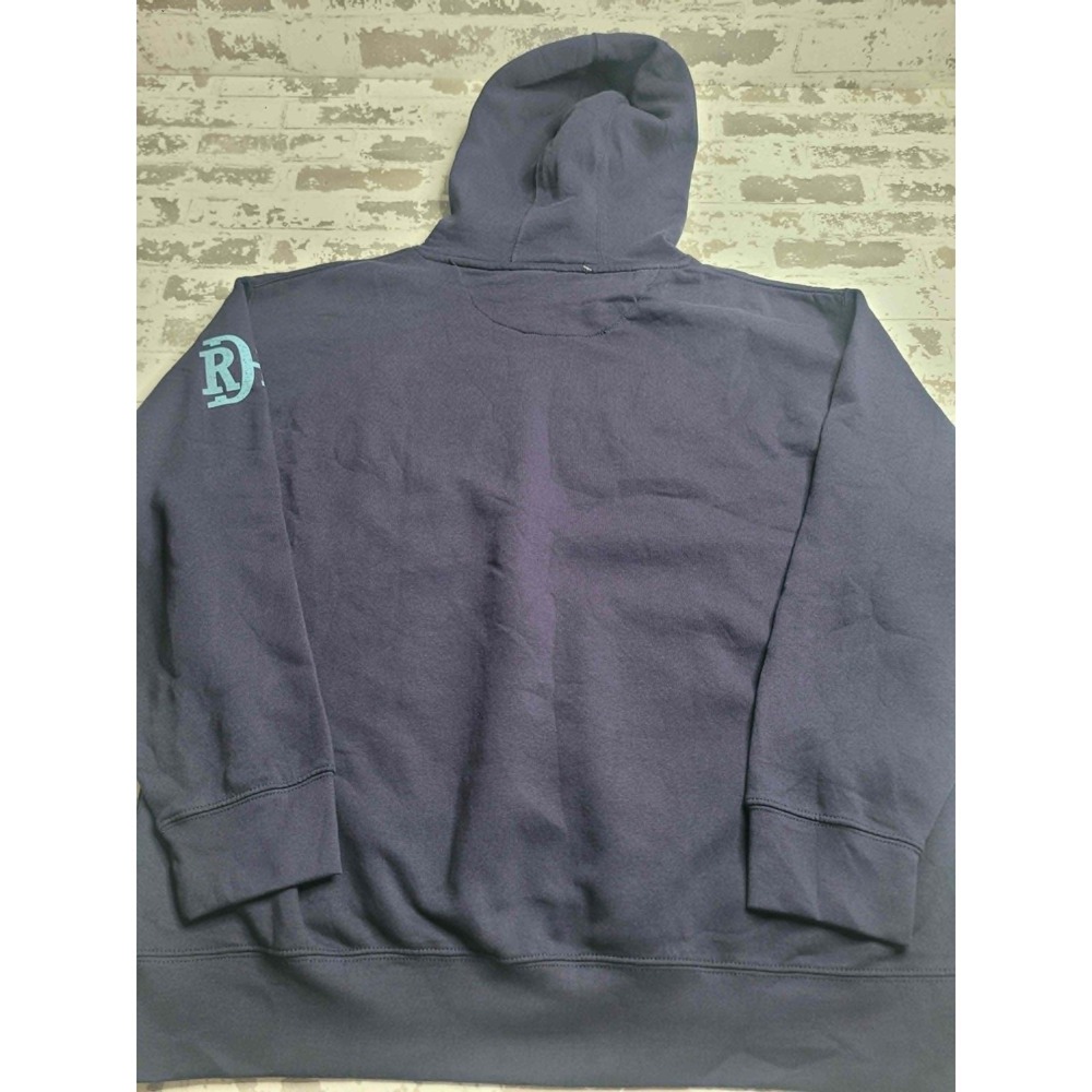 NEW Red Dirt Hat Company Navy Hoodie Men's 2XL NWT Western - Picture 2 of 5